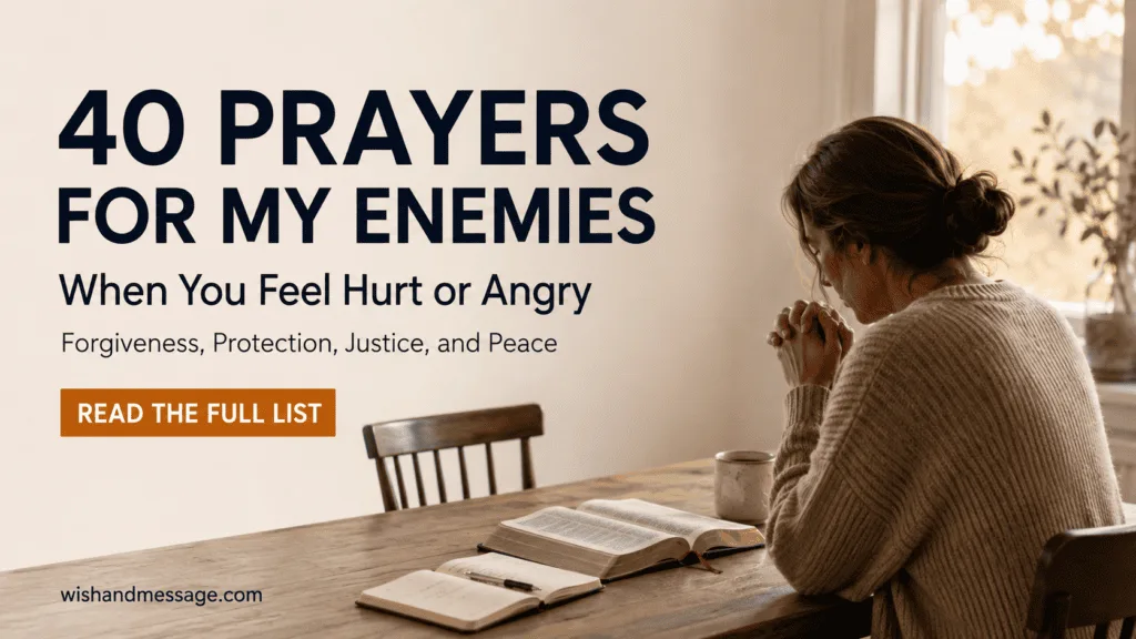 Person praying beside an open Bible at dawn with an empty chair across the table.