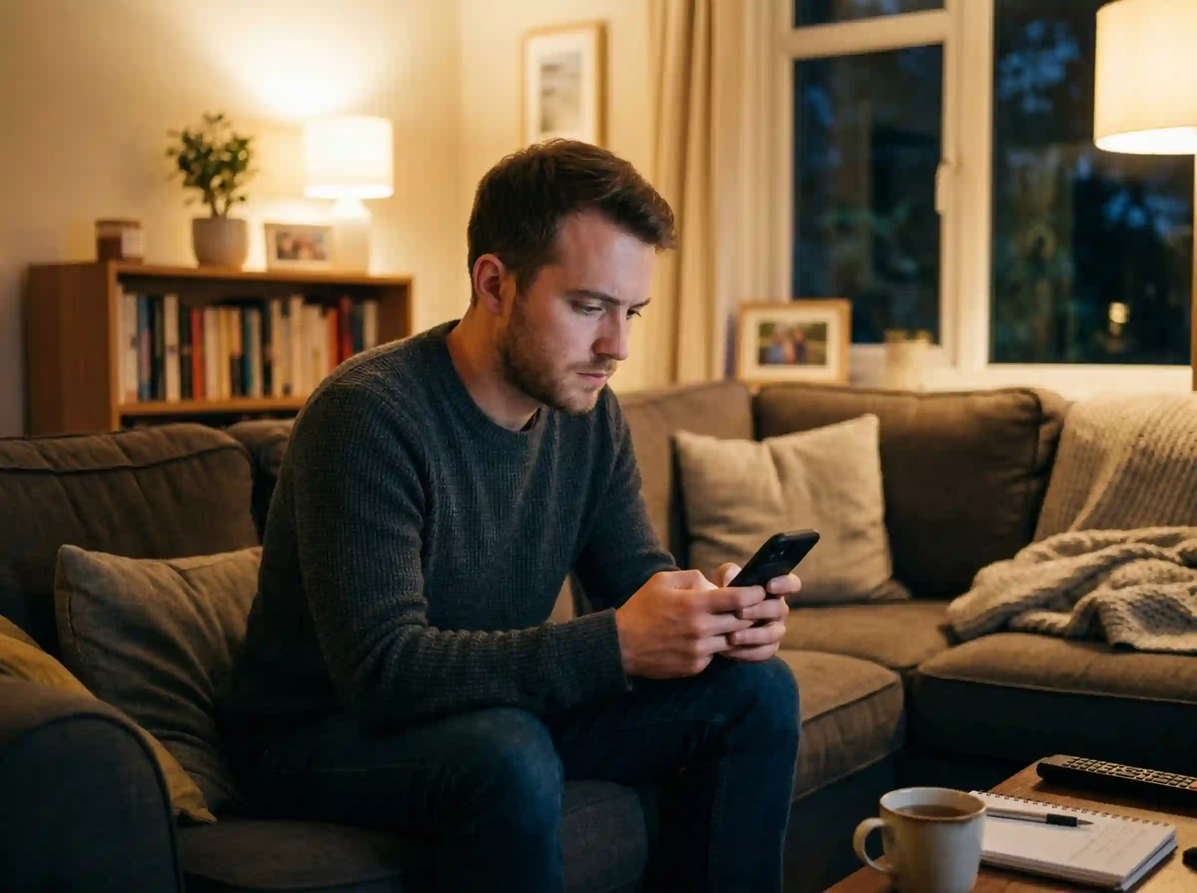 emotional apology message for her girlfriend typed on phone