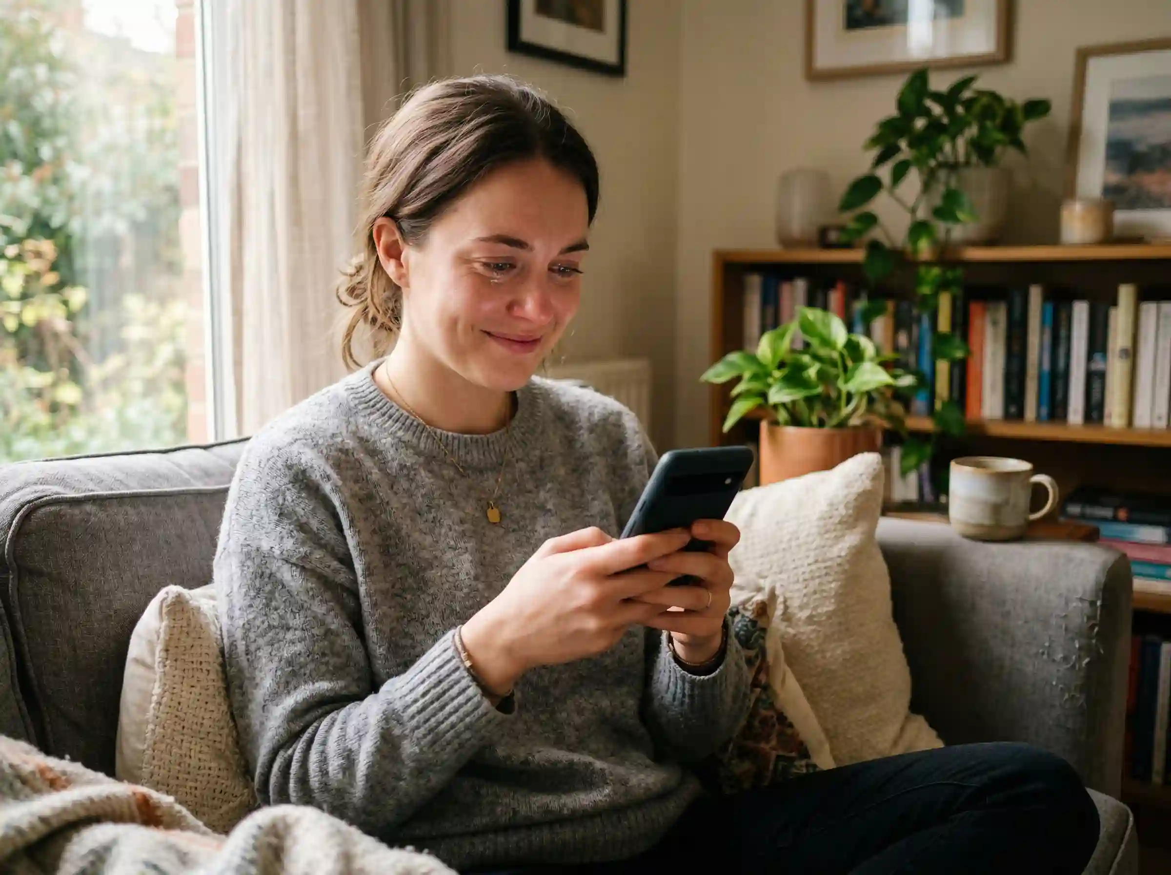 romantic apology text for him boyfriend written on phone