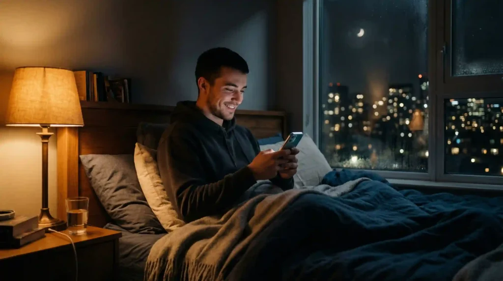 good night messages for her text at night on phone