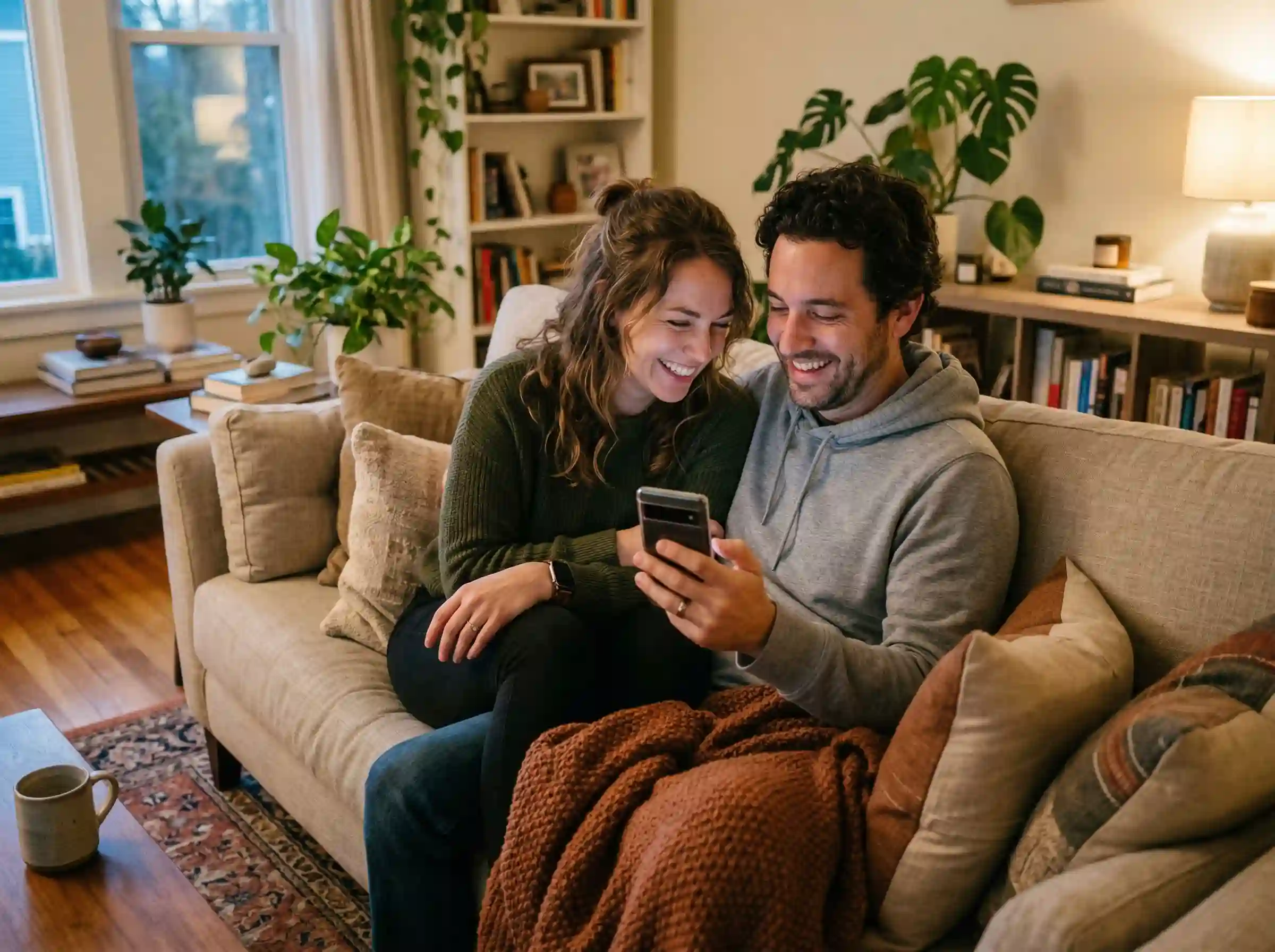 personalized good night message with name on phone