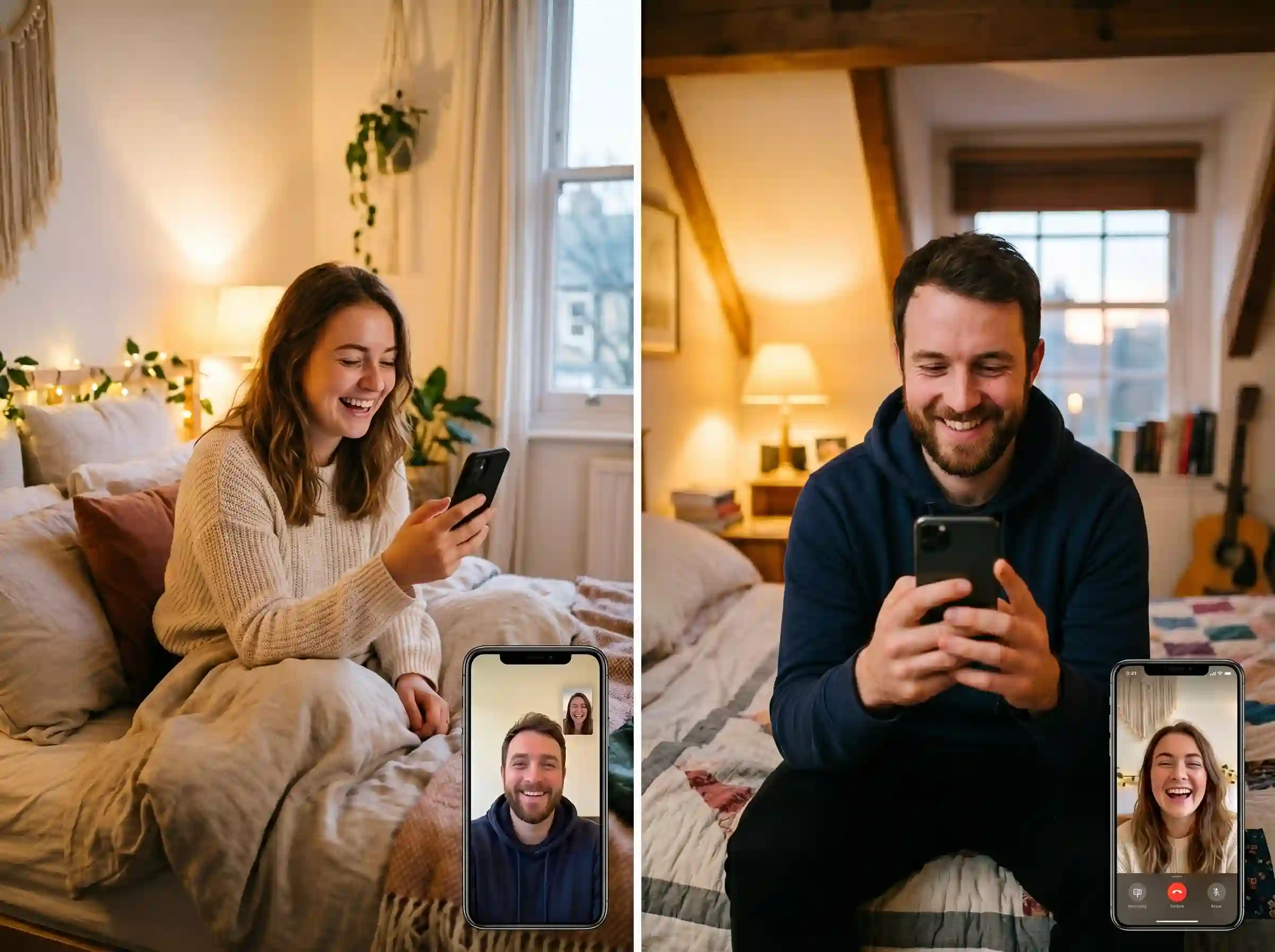 happy Friday my love long distance video call connection