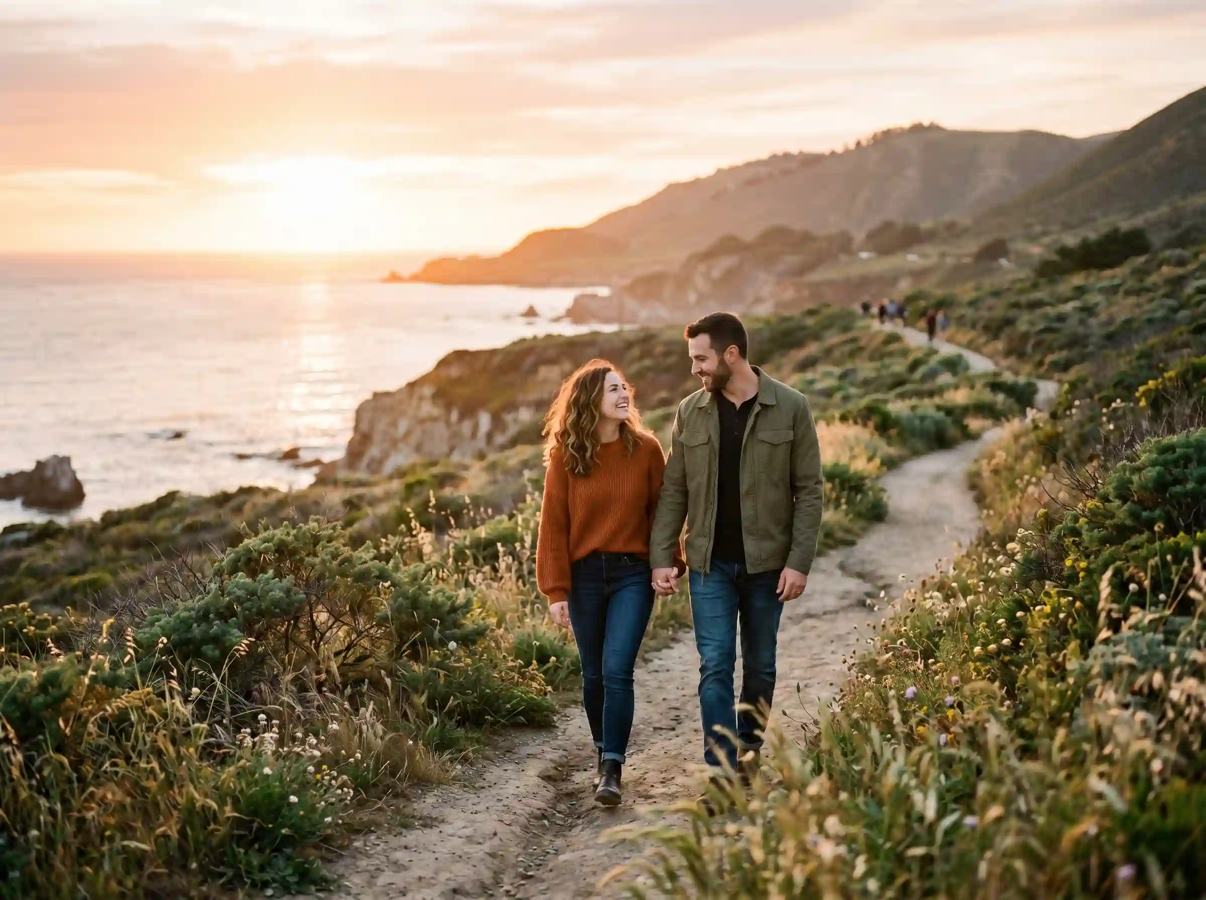 romantic happy Friday my love couple sunset walk