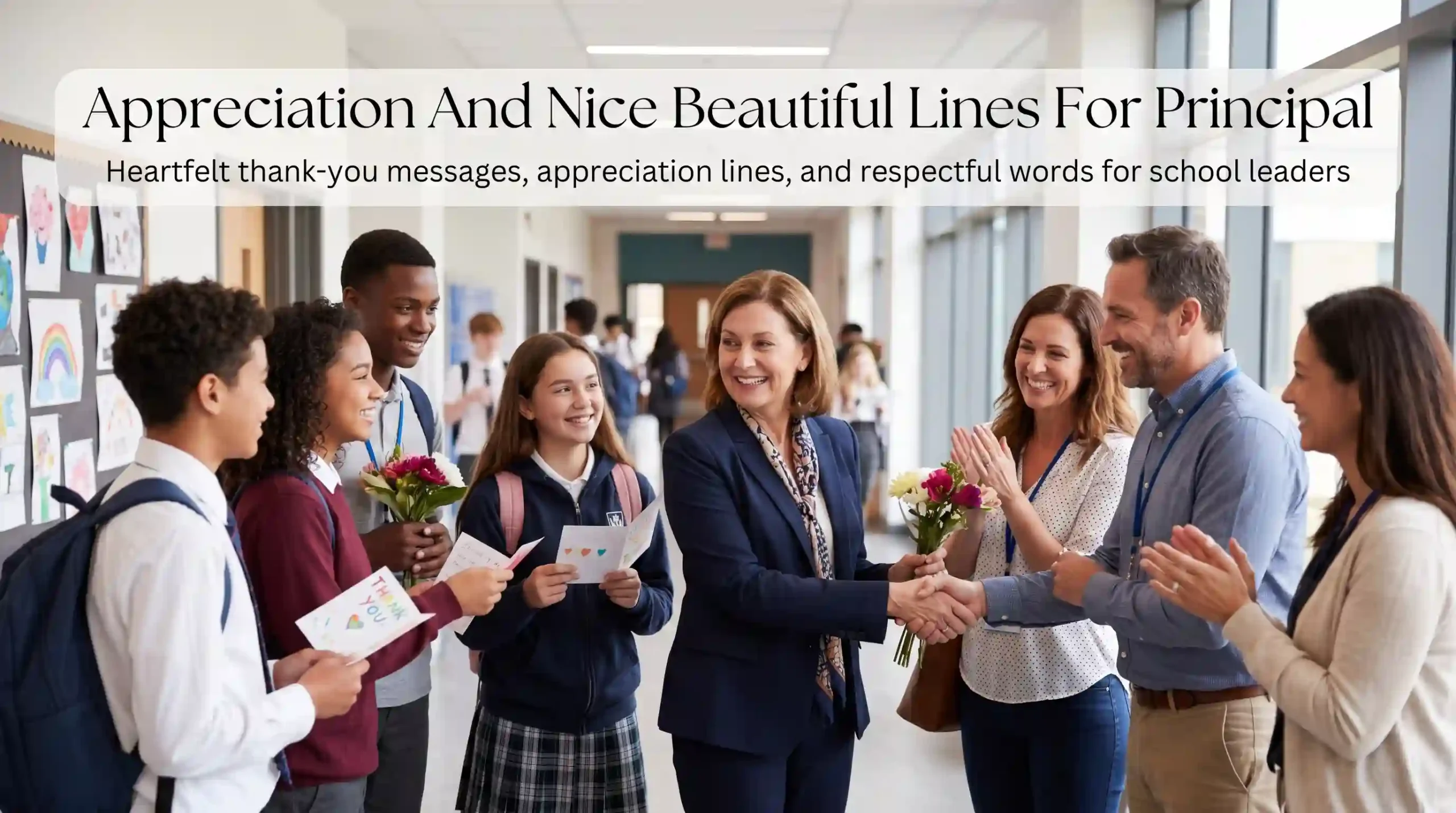 110+ Best Appreciation And Nice Beautiful Lines For Principal - Wish ...