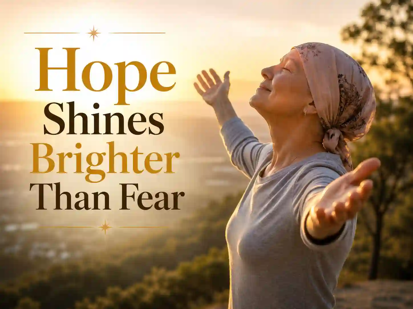 Cancer survivor inspired by faith hope healing and God's presence during recovery and remission