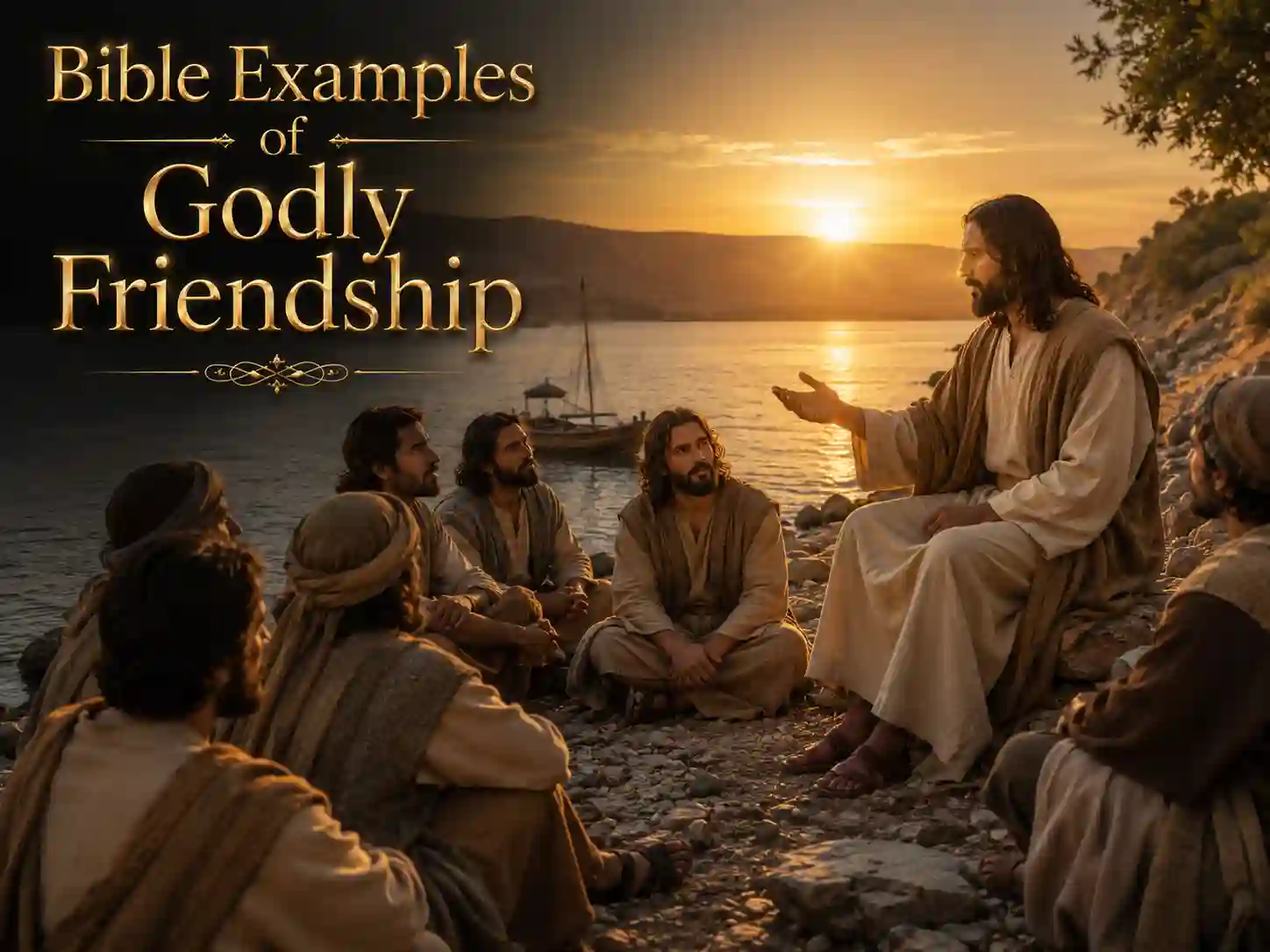 Jesus with His disciples representing biblical friendship and discipleship