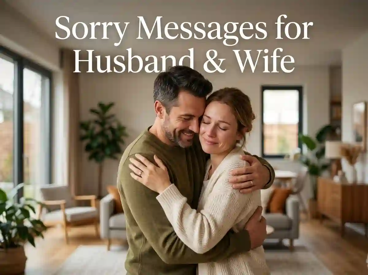 Married couple rebuilding trust after a sincere apology