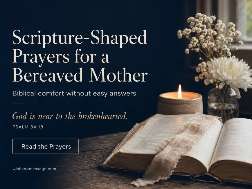 Open Bible beside a glowing candle and white flowers in soft window light